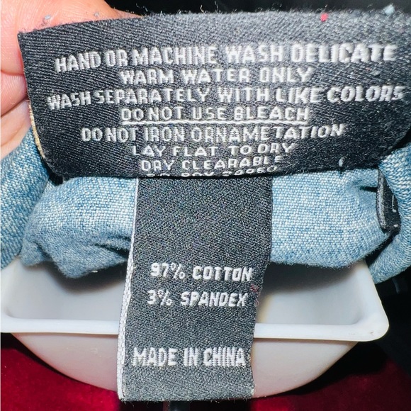 Christine Alexander Denim Jacket with Swarovski crystals - Picture 8 of 8